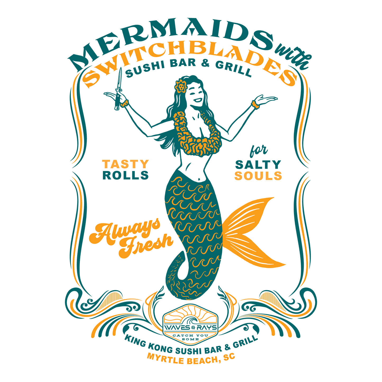 Salty Mermaid Tee
