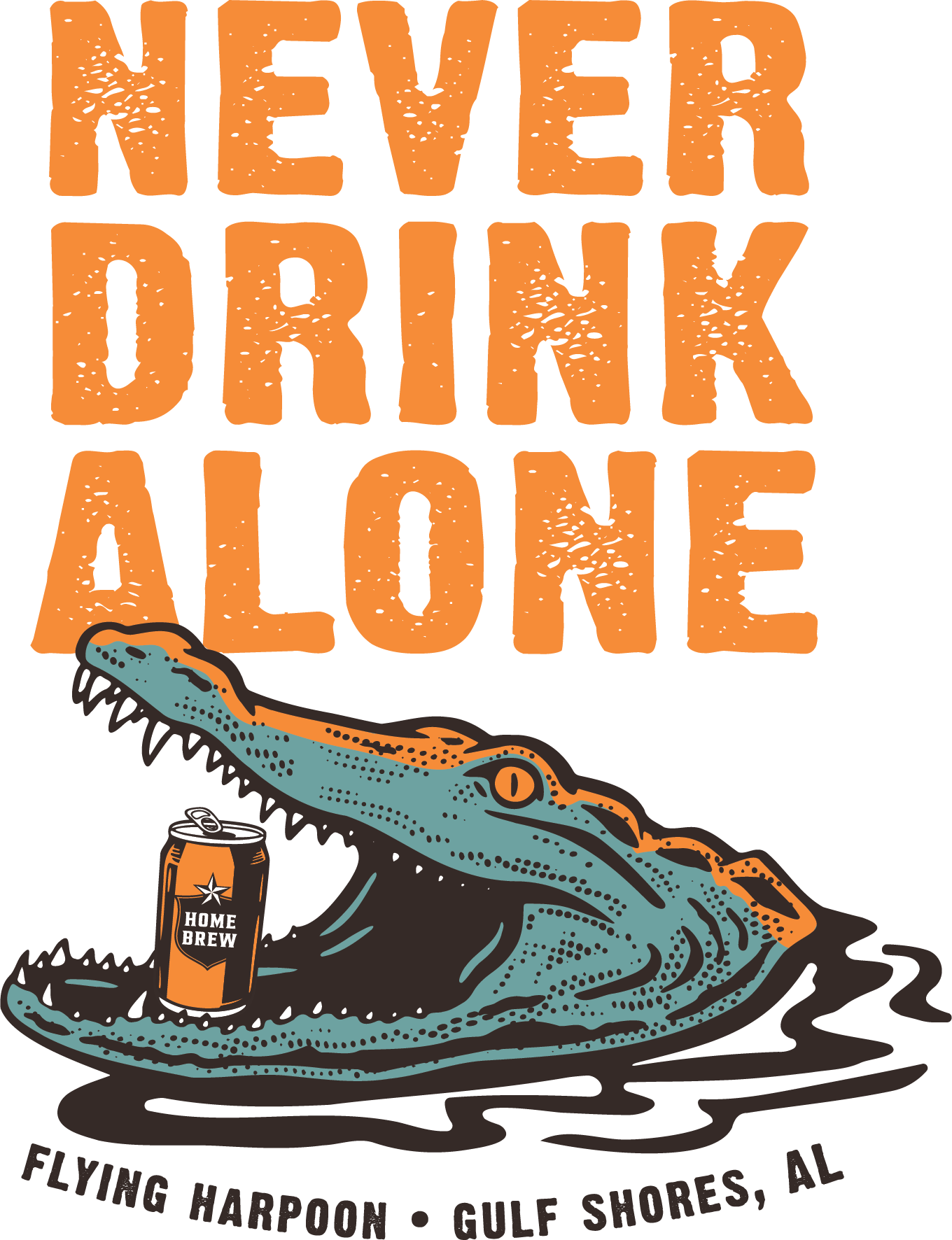 Never Drink Alone Tee