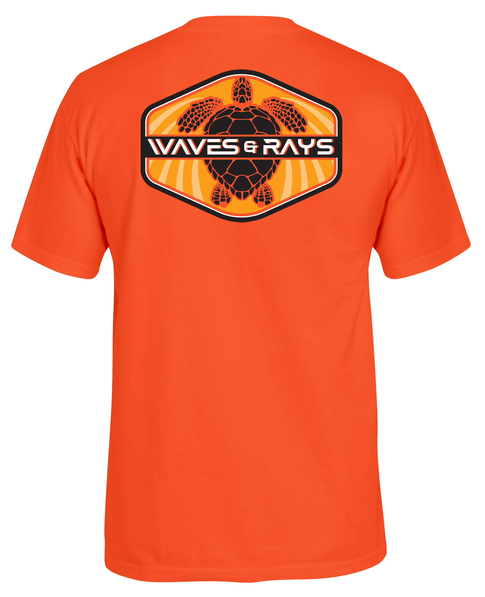 Orange outlet rays shirt